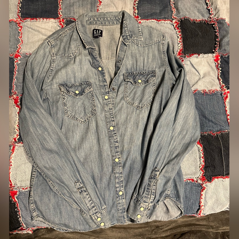 Gap Medium Tall Western Shirt